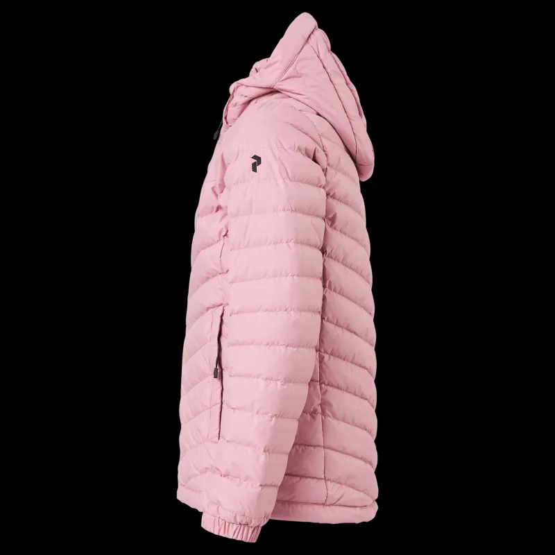 Peak Performance Junior Frost Down Hood Jacket Pink Rosa