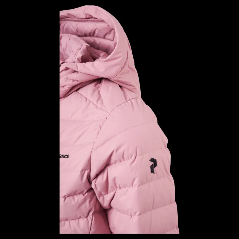 Peak Performance Junior Frost Down Hood Jacket Pink Rosa
