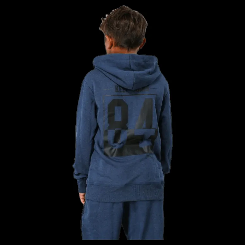 Outlet BLACC Junior Harvey Hoodie Blue Blå