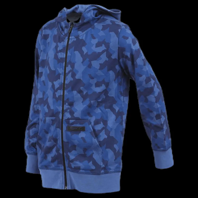 Outlet BLACC Junior James Camo Zip Patterned/Blue Mönstrad och Blå