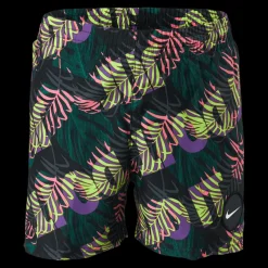 Discount Nike Swim Junior JDI 4" Volley Short Black Flerfärgad