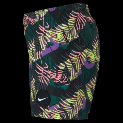 Discount Nike Swim Junior JDI 4" Volley Short Black Flerfärgad