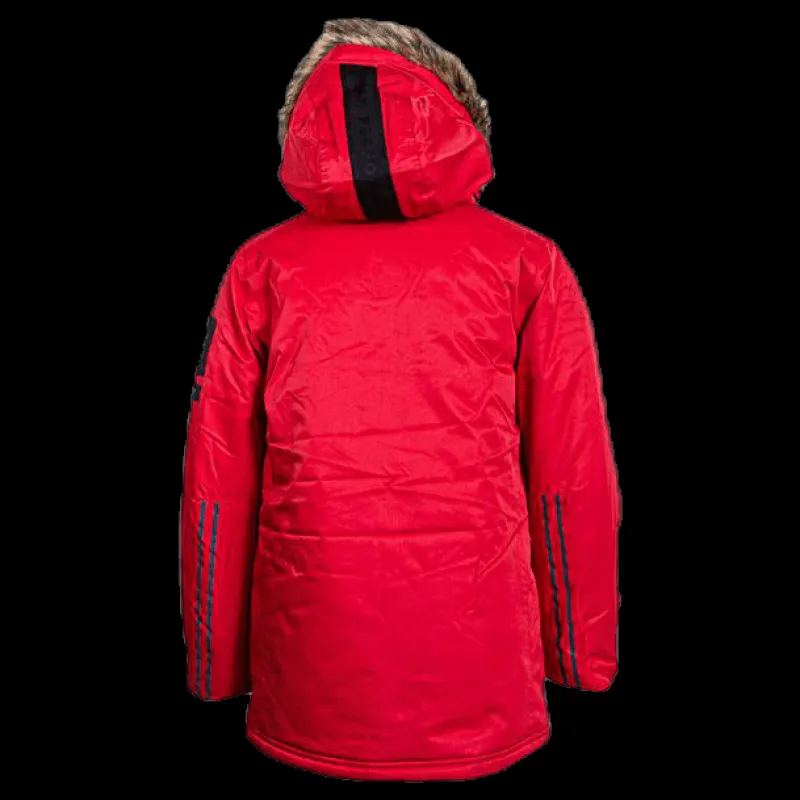Peak Performance Junior Local Parka Red Röd New