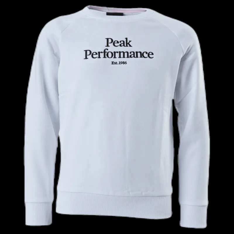 Peak Performance Junior Original Crew Altitude White Vit Outlet