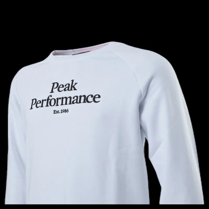 Peak Performance Junior Original Crew Altitude White Vit Outlet