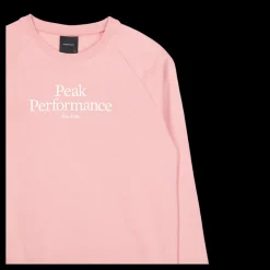 Peak Performance Junior Original Crew Warm Blush Rosa Clearance