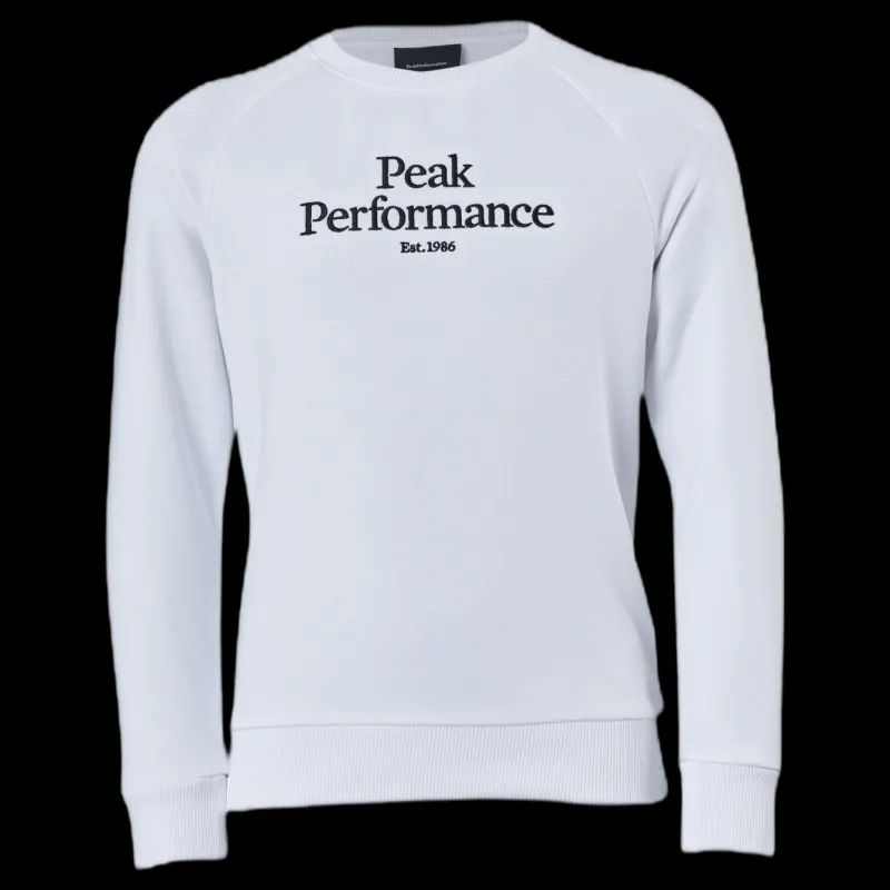 Discount Peak Performance Junior Original Crew White Vit