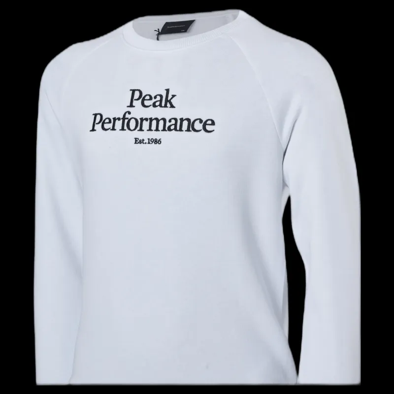 Discount Peak Performance Junior Original Crew White Vit