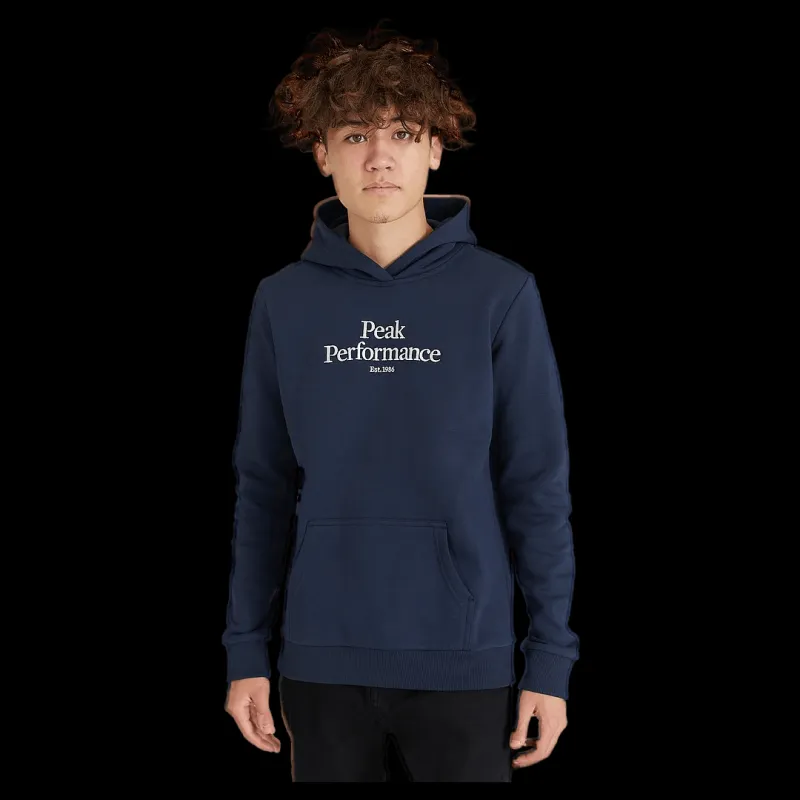 Peak Performance Junior Original Hood Blue Shadow Blå Discount
