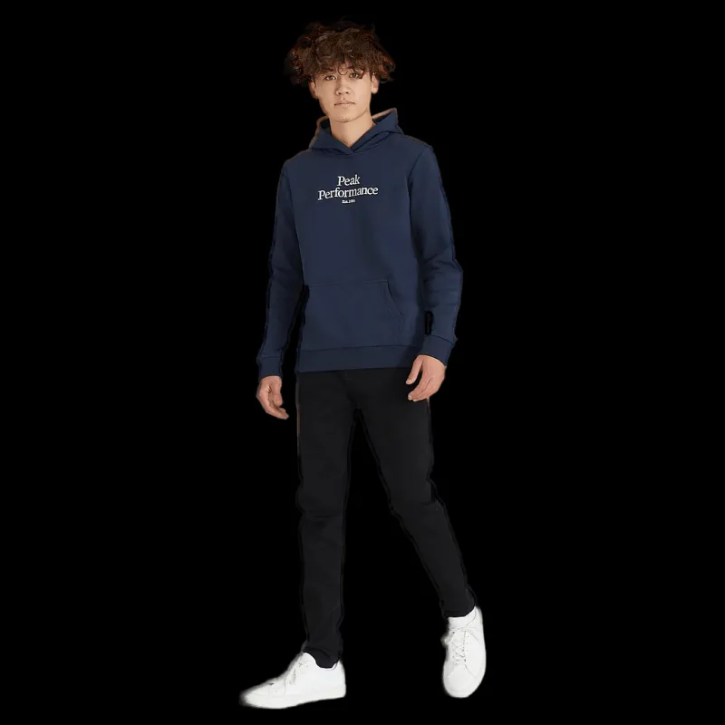 Peak Performance Junior Original Hood Blue Shadow Blå Discount