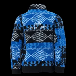 Online Peak Performance Junior Original Pile Zip Jacket Blue/Black Blå och Svart