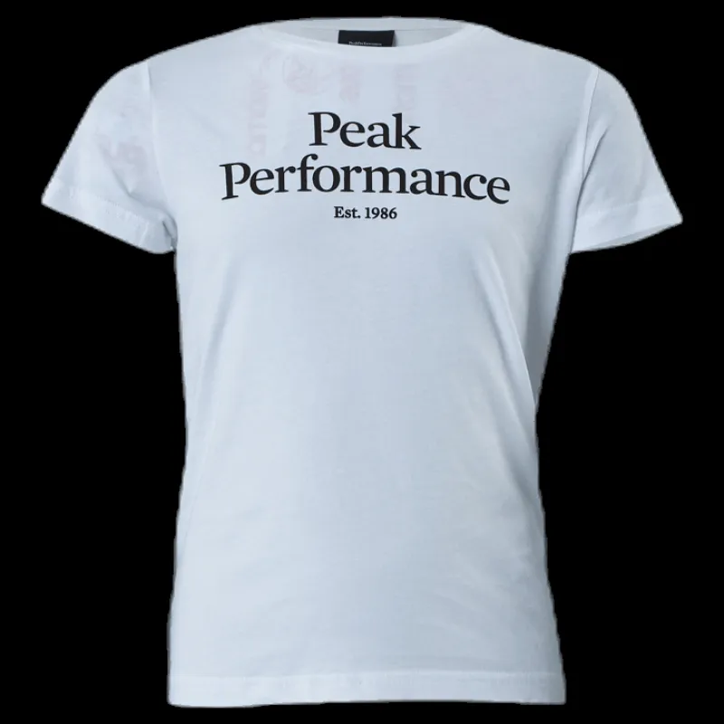 Peak Performance Junior Original Tee White Vit New