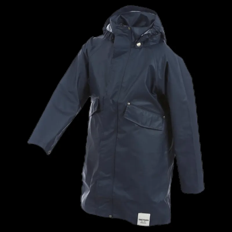 Clearance Tretorn Junior PU Parka Blue Blå