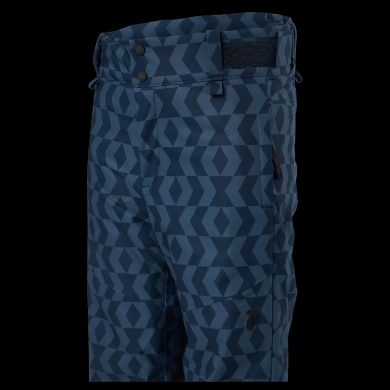 Peak Performance Junior Rider Pants Print Blue/Black Blå och Svart Clearance