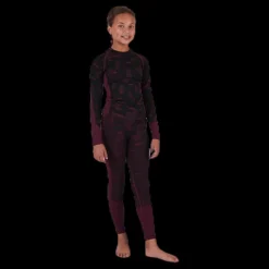 VOLC Junior Seamless 1st Layer Set Patterned/Red Mönstrad och Röd