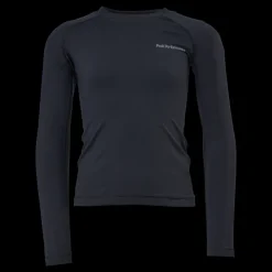 Sale Peak Performance Junior Spirit Crew Black Svart
