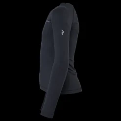 Sale Peak Performance Junior Spirit Crew Black Svart