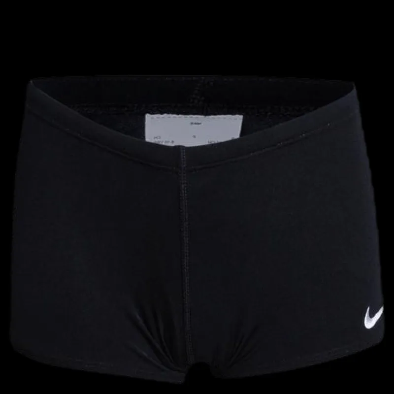 Best Nike Swim Junior Square Leg Poly Solid Black Svart