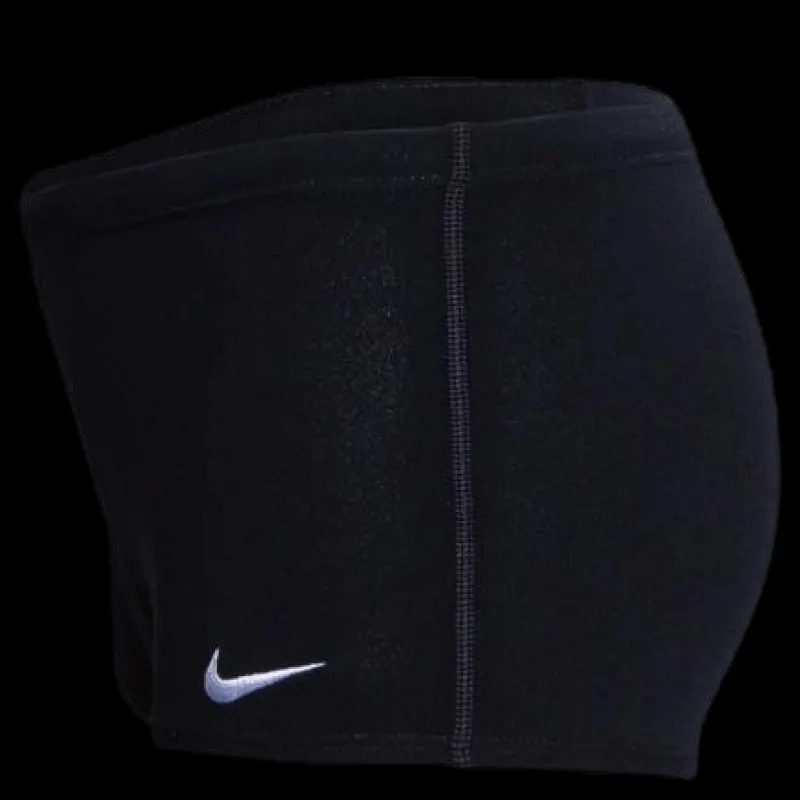 Best Nike Swim Junior Square Leg Poly Solid Black Svart