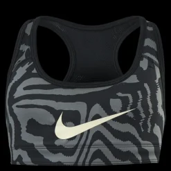 Online Nike Junior Swoosh AOP Reversible Bra Black Flerfärgad