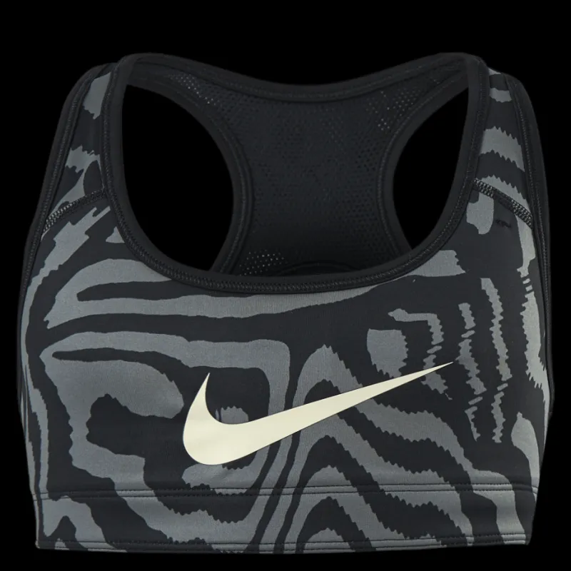 Online Nike Junior Swoosh AOP Reversible Bra Black Flerfärgad