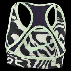 Discount Nike Junior Swoosh AOP Reversible Bra Green Flerfärgad
