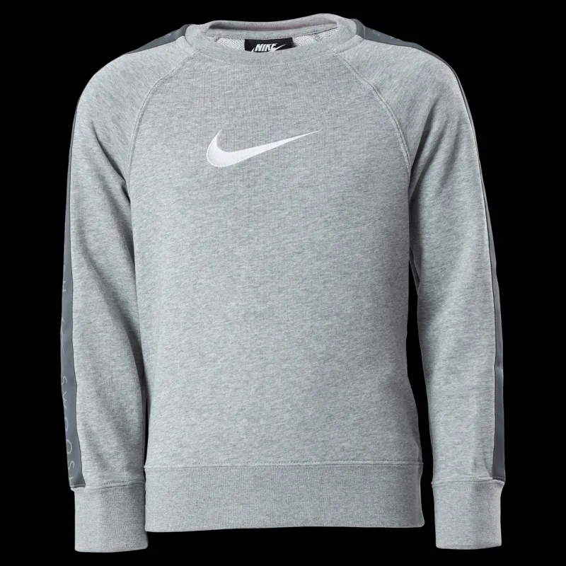 Clearance Nike Junior Swoosh Crew Grey Grå