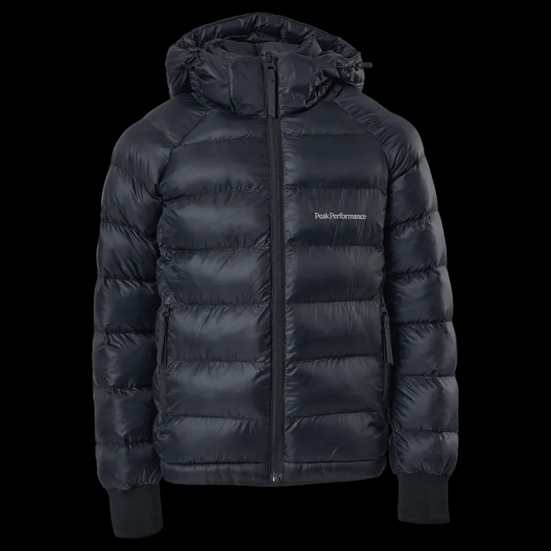 Peak Performance Junior Tomic Jacket Black Svart Outlet