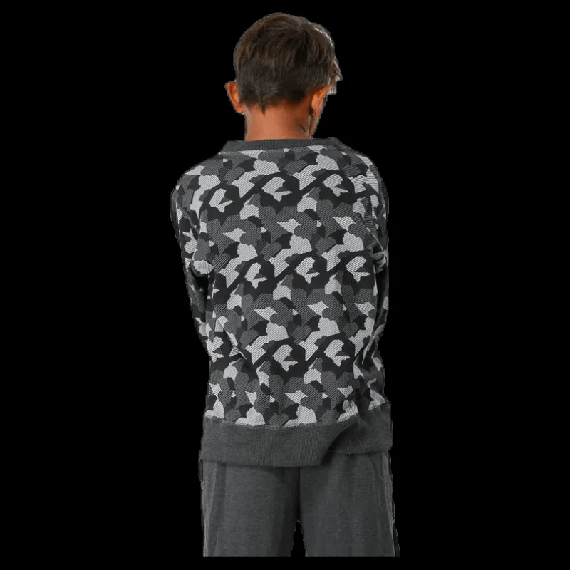 Clearance BLACC Junior Trevor Crewneck Patterned/Grey Mönstrad och Grå