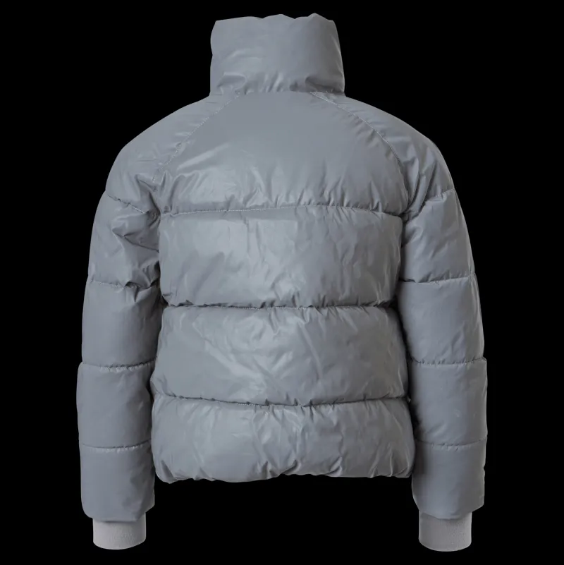 Discount Svea K. Reflective Volume Puffer Ja Silver Grå