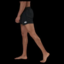 Clearance Waikani Beachwear Kai Short Swim Trunks Black Svart