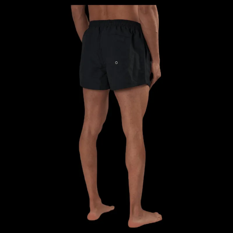 Clearance Waikani Beachwear Kai Short Swim Trunks Black Svart