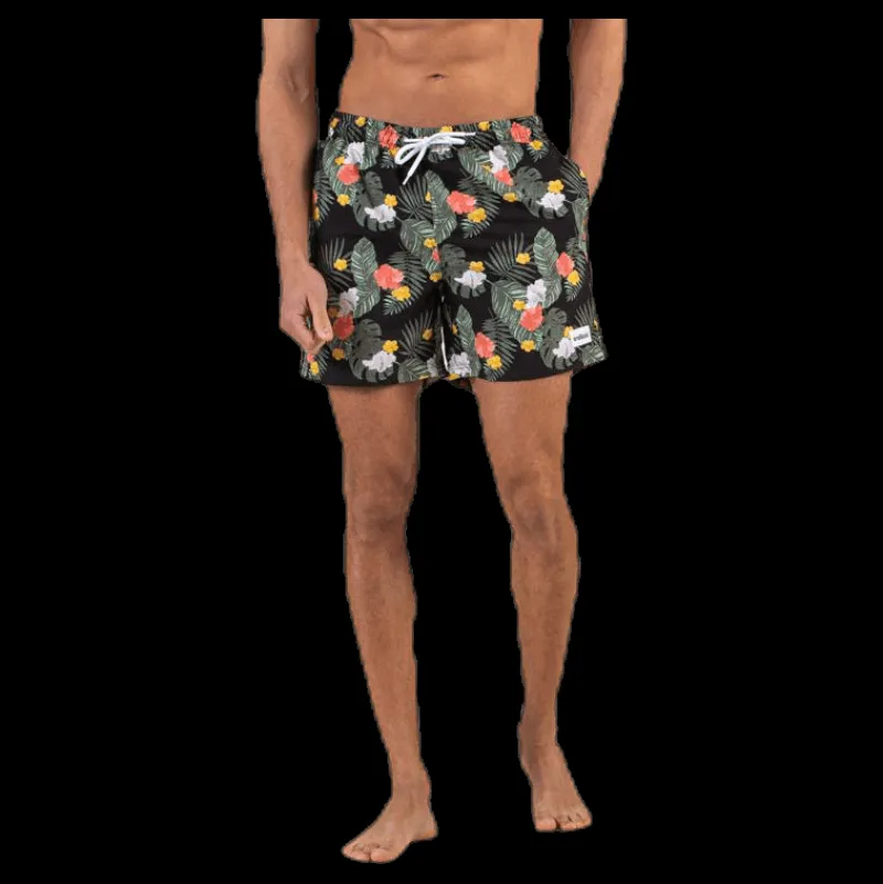 Waikani Beachwear Kai Swim Trunks Black Svart Discount