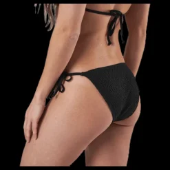 Hot Waikani Beachwear Kalani Crochet Tie Tanga Black Svart