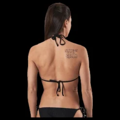 Online Waikani Beachwear Kalani Crochet Triangle Black Svart