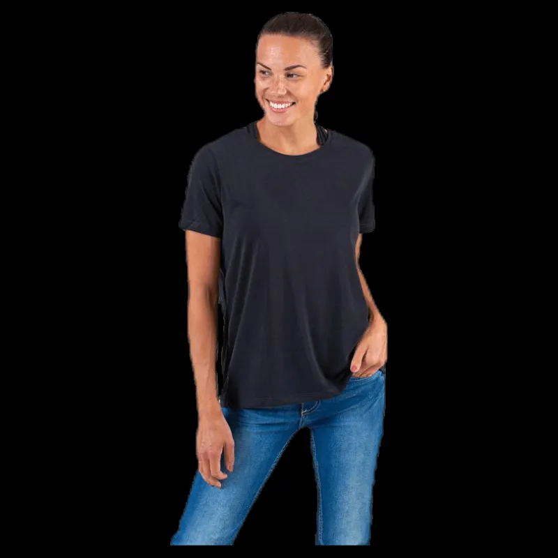Clearance Pieces Kamala Ss O-Neck Tee Black Svart