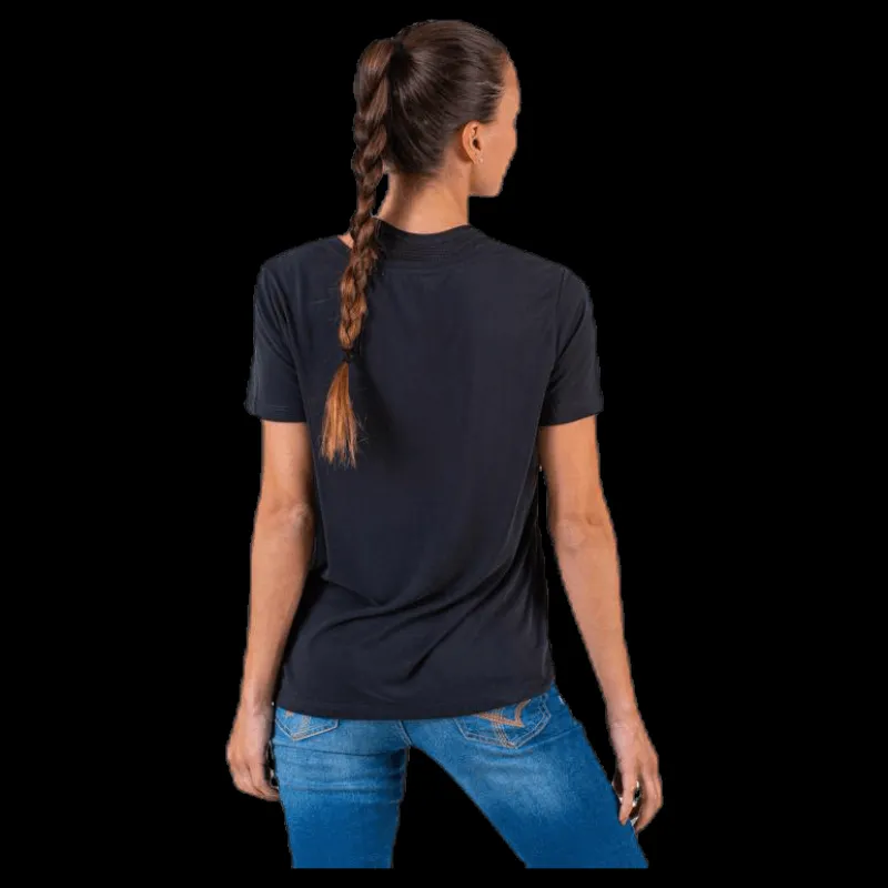 Clearance Pieces Kamala Ss O-Neck Tee Black Svart