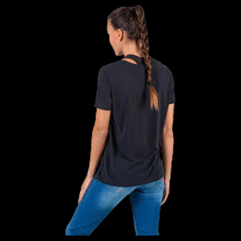 Clearance Pieces Kamala Ss O-Neck Tee Black Svart