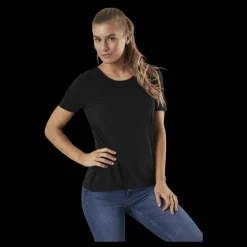 Pieces Kamala Ss Top Black Svart Discount