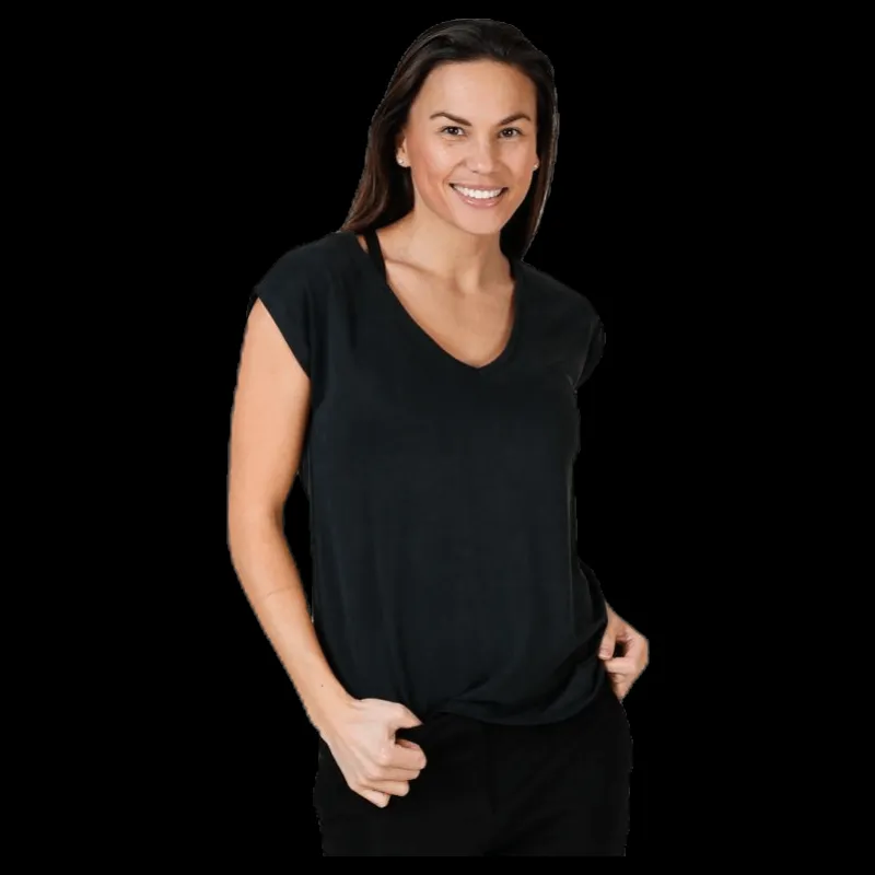 Pieces Kamala Tee Black Svart Outlet