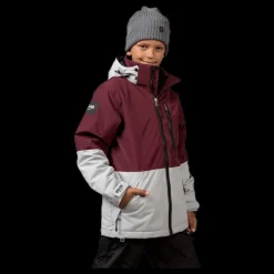 New 8848 Altitude Kaman Junior Jacket Grey/Red Grå och Röd