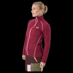Kari Traa Kari Full Zip Fleece Fancy Röd Clearance