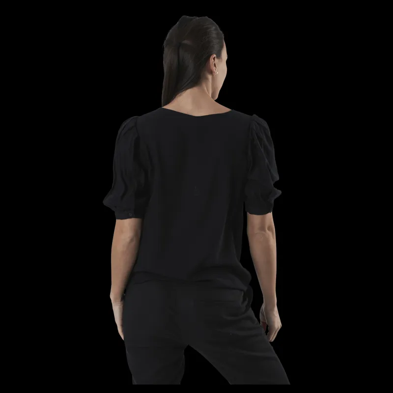 Only Karma Life 2/4 Solid Top Wvn Black Svart Outlet