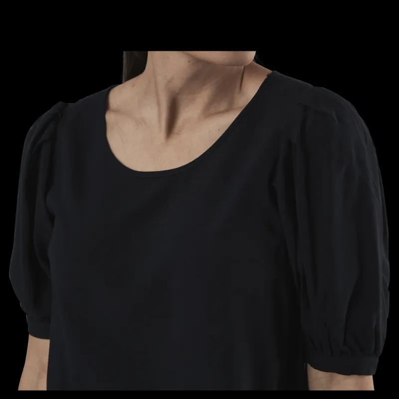 Only Karma Life 2/4 Solid Top Wvn Black Svart Outlet