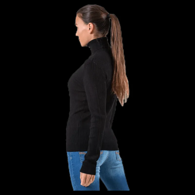 Best Only Karol L/S Rollneck Pullover Knt Black Svart