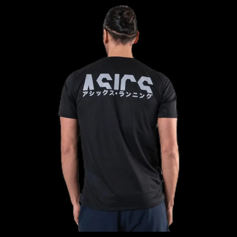 ASICS Katakana SS Top Black Svart Outlet