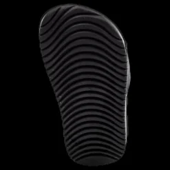 Online Nike Kawa Little/Big Kids' Slides BLACK/WHITE Svart