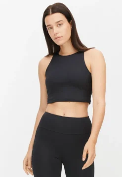 Röhnisch Kay Premium Cropped Top Black Svart Sale
