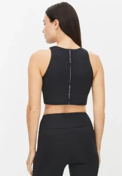 Röhnisch Kay Premium Cropped Top Black Svart Sale