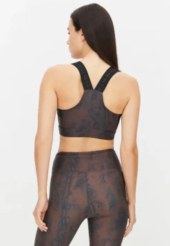 Röhnisch Kay Printed Sportsbra Brown Snake Brun Hot
